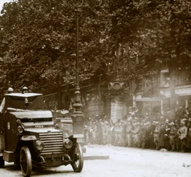 Machine Gun Mounted in Armoured Vehicle, Victory Parade