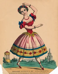 Madame Auriol as Columbine