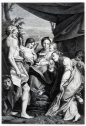 Madonna and Child with St Jerome and Mary Magdalen (The Day)