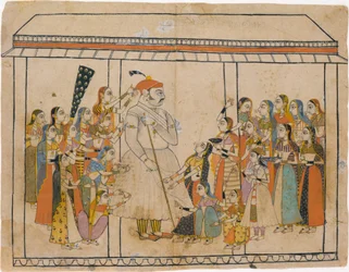 Maharaja Raj Singh Adored by His Ladies