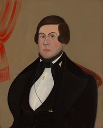 Man with Gold Pencil, ca. 1850