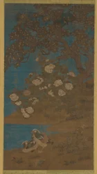 Mandarin Ducks and Flowers, Ming or Qing Dynasty