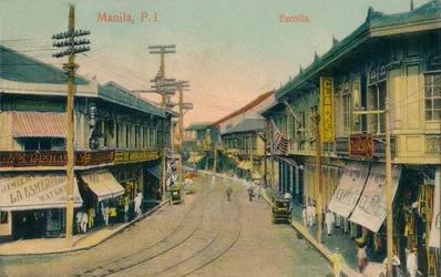 Manila, P.I. Escolta, c1912
