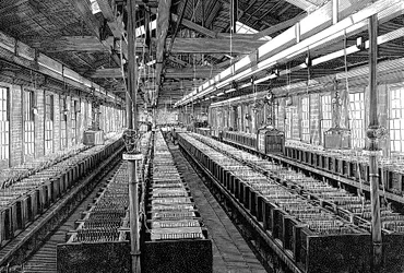Manufacture of Electric Batteries, USA, 1887