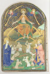 Manuscript Leaf with the Last Judgment, from a Book of Hours