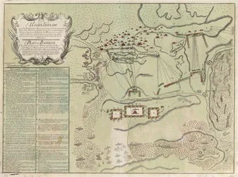 Map of Battle of Savuchny, 1739-1740