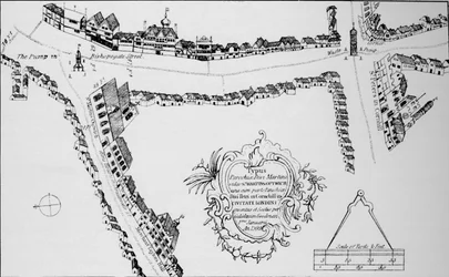Map of Bishopsgate, City of London