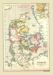 Map of Denmark