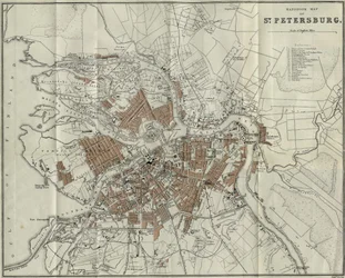 Map of Petersburg, 1893