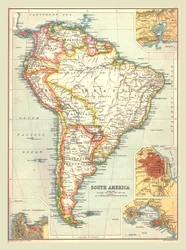 Map of South America