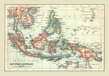 Map of the East Indian Archipelago, 1902