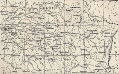 Map of the Field of Operations in 1814
