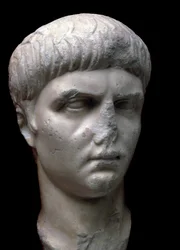 Marble portrait bust of the Roman Emperor Nero