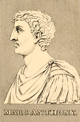 Marc Anthony, 83-30 BC, 1830