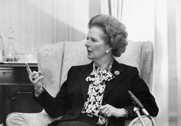 Margaret Thatcher, British Politician, circa 1980s