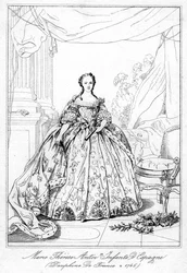 Maria-Teresa of Spain, daughter of King Philip V of Spain, 1726-1746