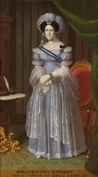 Maria Cristina of Naples and Sicily 1779-1849, Queen of Sardinia