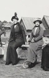 Maria Evgenyevna Golovina, secretary of Rasputin and Julia Alexandrovna Den
