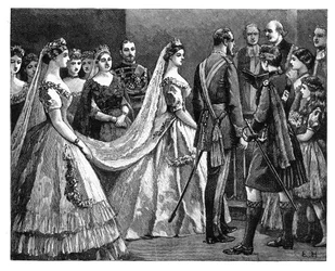 Marriage of Princess Helena and Prince Christian, 5 July 1866
