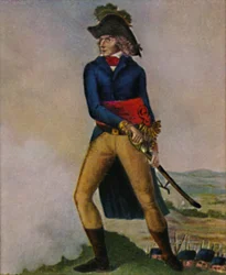 Marshal Bernadotte, 1934 (after the drawing by Hilaire Le Dru)