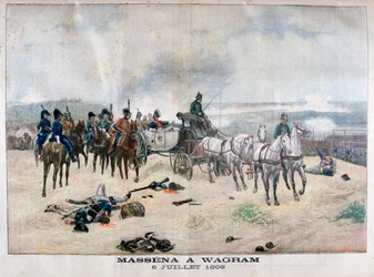 Marshal Massena at the Battle of Wagram, Austria, 5th-6th July 1809
