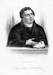 Martin Luther, German theologian, Augustinian monk, and ecclesiastical reformer, 1854