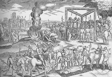 Martyrs at Smithfield, London