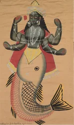 Matsya, Fish Avatara of Vishnu, 1800s