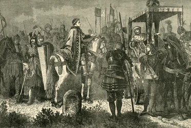 Matthias Corvinus and George Podiebrad in the Camp Before Spielberg