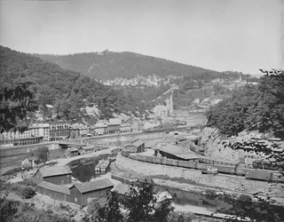 Mauch Chunk, Pennsylvania, Showing Mount Pisgah, c1897
