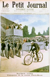 Maurice Garin Winning the Paris-Brest Cycle Race, 1901