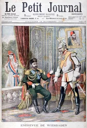 Meeting Between Tsar Nicholas II and Kaiser Wilhelm II, Wiesbaden, Germany