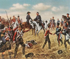 Meeting of Wellington and Blücher at Waterloo, 18 June 1815