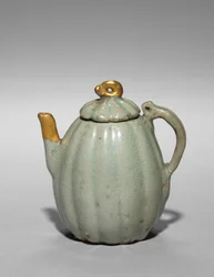 Melon-shaped Wine Ewer, 1100s-1200s