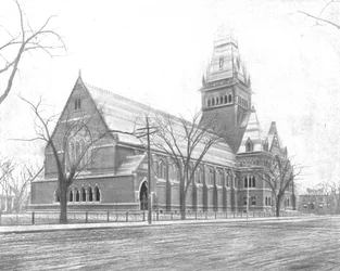 Memorial Hall, Cambridge, Massachusetts, USA, 1900