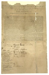 Memorial to Honorable Board of Commissioners for Adjusting Land Claims in Territory of Louisiana, 1803-1815