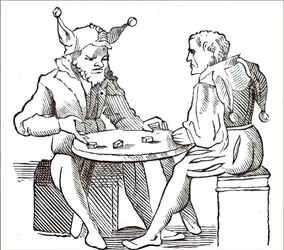 Men Playing Dice