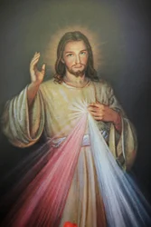 Merciful Christ painting, Macau, China