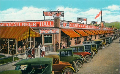 Mexicali Beer Hall, The Longest Bar in the World, c1939