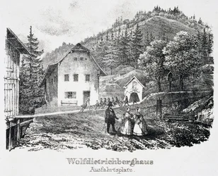 Salt Mine: The Wolfdietrich Building and the Exit of the Mine, Durrnberg, Austria