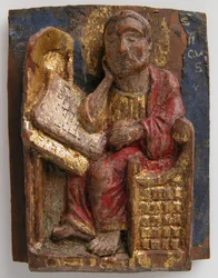 Miniature Relief of Saint Mark at His Writing Table