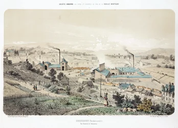 Mining, Metal Ores Zinc foundry, Neutral Moresnet