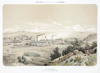 Mining, Metal Ores Zinc mine at Angleur, Belgium