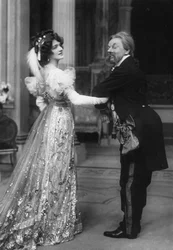Miss Lily Elsie and Mr George Graves in The Merry Widow