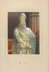 Mithridates. From: Famous Men and Women of All Times by Juan Landa, 1875-1877