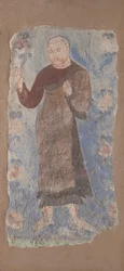 Monk Holding a Lotus