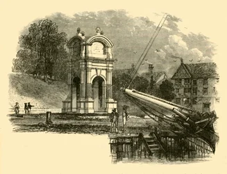 Monument at New Plymouth to Mark the Site of the Landing of the Pilgrim Fathers