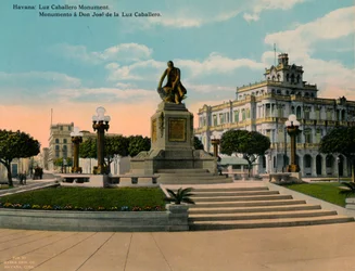 Monument to Scholar and Philosopher Jose de la Luz Caballero, Havana, Cuba