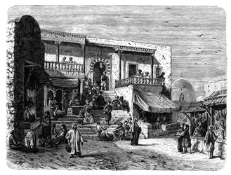 Moorish Coffee House at Sidi Bou Said, Tunis