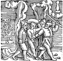 Moses delivering the Israelites from Egypt, 1557